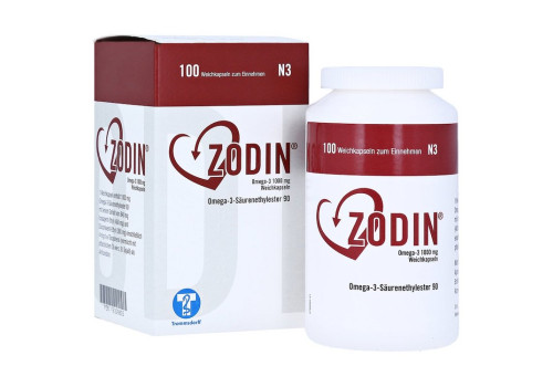 Zodin Omega-3 1000mg Weichkapseln – PZN 16329825 (PZN 16329825)