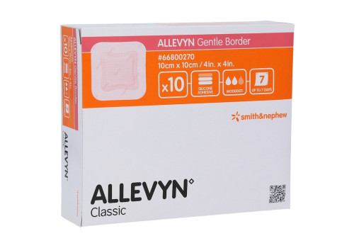 ALLEVYN Gentle Border 10x10 cm Schaumverb. – PZN 12600225 (PZN 12600225)