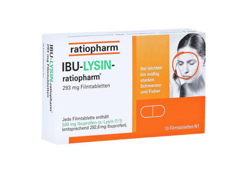 IBU-LYSIN-ratiopharm 293mg – PZN 16204704 (PZN 16204704)