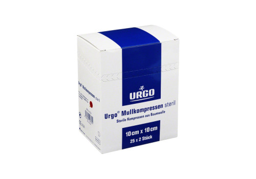 URGO MULLKOMPRESSEN 10x10 cm steril – PZN 7237863 (PZN 7237863)