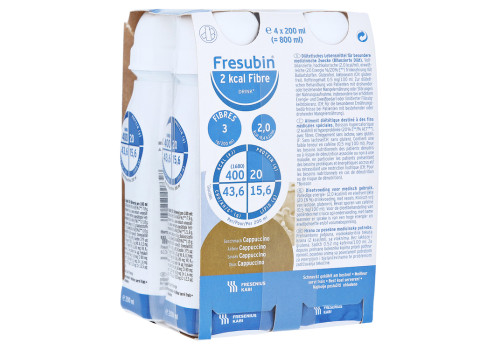 FRESUBIN 2 kcal Fibre DRINK Cappuccino Trinkfl. – PZN 6470511 (PZN 6470511)