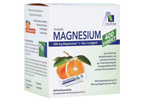 MAGNESIUM 400 direkt Orange Portionssticks – PZN 15529901 (PZN 15529901)