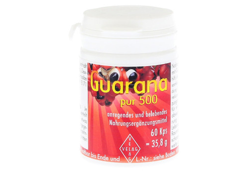 Guarana PUR 500 Kapseln – PZN 1340904 (PZN 1340904)