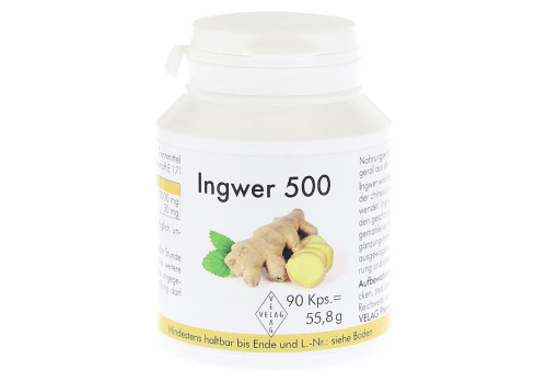 Ingwer 500 Kapseln – PZN 1058740 (PZN 1058740)