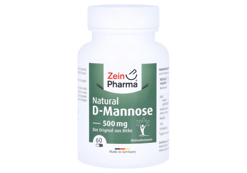 Natural D-mannose 500 mg Kapseln – PZN 9612319 (PZN 9612319)