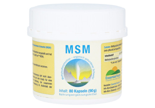 MSM 1000 mg Kapseln – PZN 9286682 (PZN 9286682)