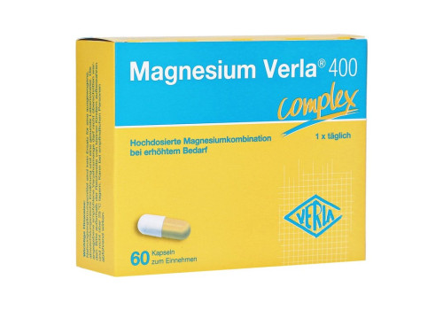 Magnesium Verla 400 Kapseln – PZN 13984512 (PZN 13984512)