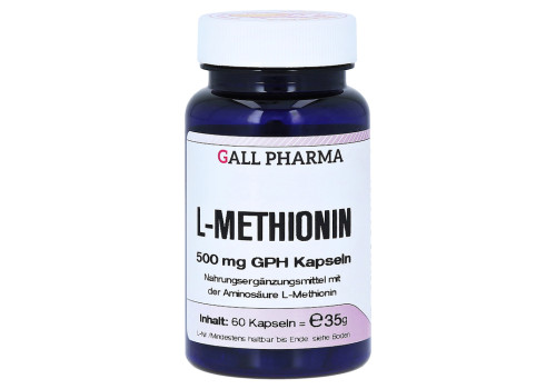 L-METHIONIN 500 mg Kapseln – PZN 1290626 (PZN 1290626)