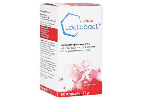 LACTOBACT 60plus magensaftresistente Kapseln – PZN 9489959 (PZN 9489959)