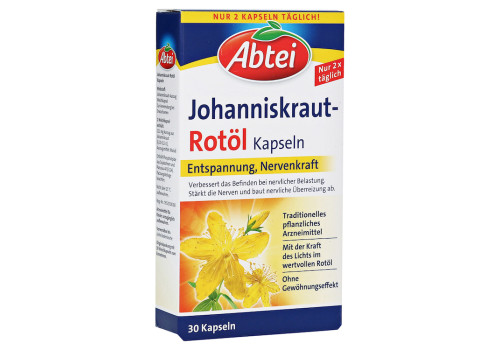 Abtei Johanniskraut-Rotöl Kapseln – PZN 10169438 (PZN 10169438)