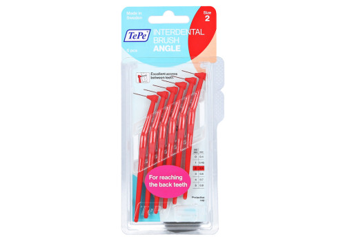 TEPE Angle Interdentalbürste 0,5mm rot – PZN 7708848 (PZN 7708848)