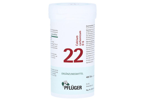 BIOCHEMIE Pflüger 22 Calcium carbonicum D 6 Tabl. – PZN 6322839 (PZN 6322839)