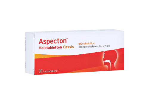 Aspecton Halstabletten Cassis Lutschtabletten – PZN 7020537 (PZN 7020537)