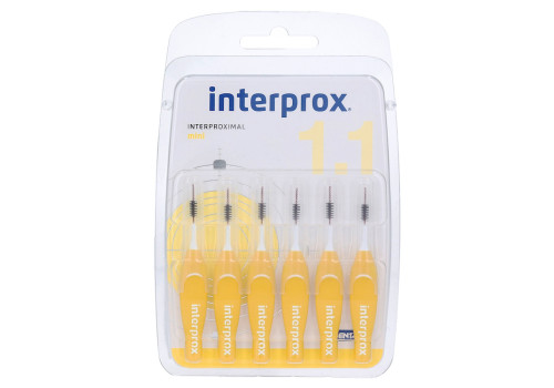 INTERPROX reg mini gelb Interdentalbürste Blister – PZN 9043353 (PZN 9043353)