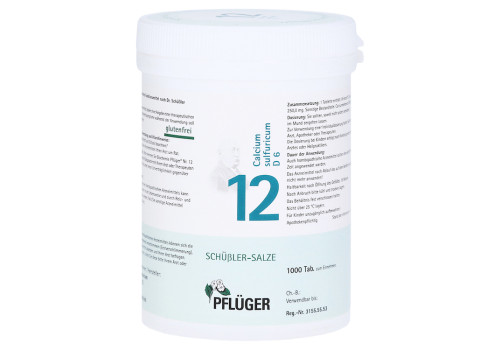 BIOCHEMIE Pflüger 12 Calcium sulfuricum D 6 Tabl. – PZN 6321165 (PZN 6321165)