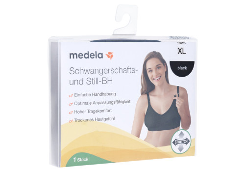 MEDELA Schwangerschafts- u.Still-BH XL schwarz – PZN 11592765 (PZN 11592765)