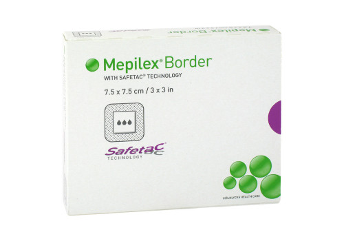 MEPILEX Border Schaumverband 7,5x7,5 cm – PZN 13364270 (PZN 13364270)