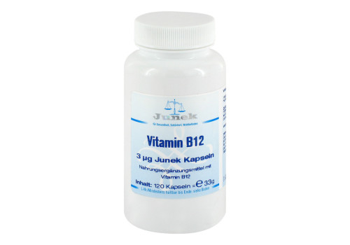 VITAMIN B12 3 µg Junek Kapseln – PZN 10051777 (PZN 10051777)