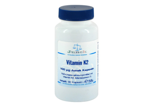 VITAMIN K2 100 µg Junek Kapseln – PZN 10335782 (PZN 10335782)