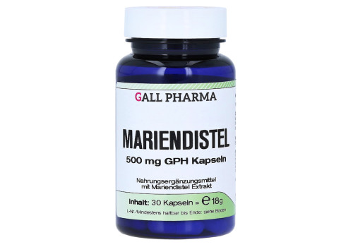 Mariendistel 500 mg GPH Kapseln – PZN 5530263 (PZN 5530263)