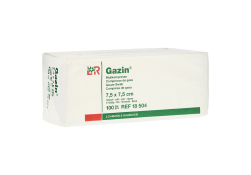 GAZIN Mullkomp.7,5x7,5 cm unsteril 12fach Op – PZN 3959393 (PZN 3959393)