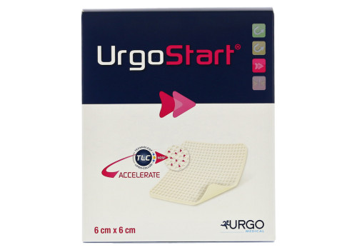 URGOSTART 6x6 cm Schaumstoffwundverband – PZN 7750247 (PZN 7750247)