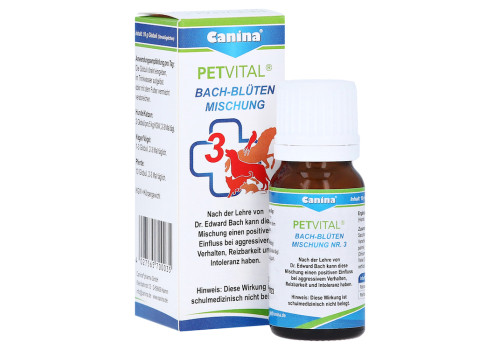 Petvital Bachblüten Nr. 3 Globuli vet. – PZN 10528558 (PZN 10528558)