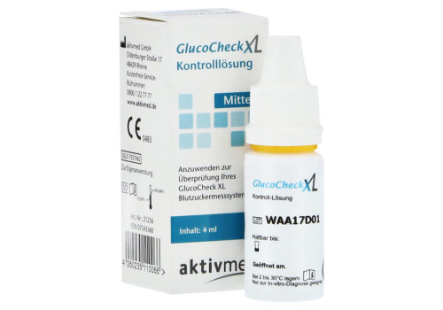 GLUCOCHECK XL Kontrolllösung mittel – PZN 7543560 (PZN 7543560)