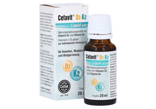 CEFAVIT D3 K2 Liquid pur Tropfen zum Einnehmen – PZN 14218122 (PZN 14218122)