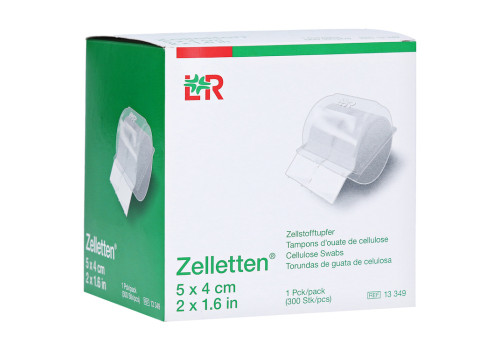 Zelletten Tupfer 4x5 cm unsteril Rolle – PZN 2292805 (PZN 2292805)