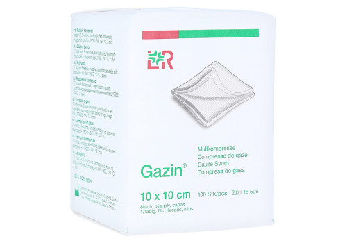 GAZIN Mullkomp.10x10 cm unsteril 8fach Op – PZN 3959418 (PZN 3959418)