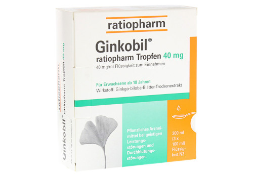 GINKOBIL ratiopharm 40mg – PZN 6680912 (PZN 6680912)