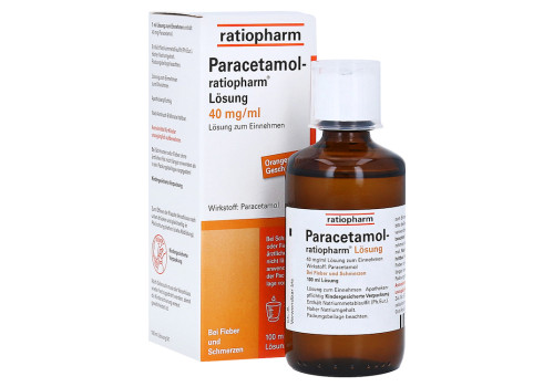 Paracetamol-ratiopharm 40mg/ml Lösung zum Einnehmen – PZN 7263487 (PZN 7263487)