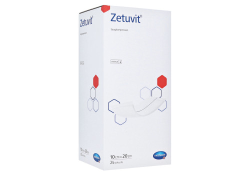 ZETUVIT Saugkompressen steril 10x20 cm – PZN 9178656 (PZN 9178656)