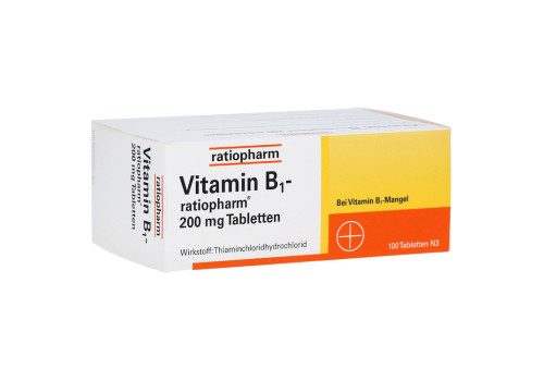 Vitamin B1-ratiopharm 200mg – PZN 1586054 (PZN 1586054)