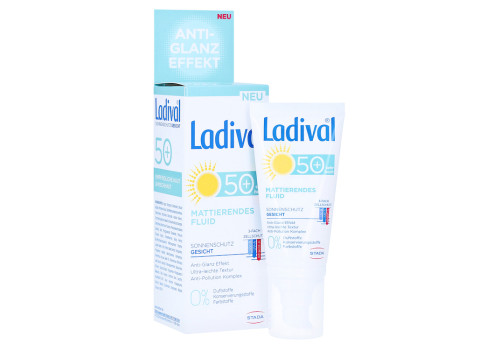 LADIVAL Sonnenschutz Gesicht Fluid matt.LSF 50+ – PZN 15864195 (PZN 15864195)