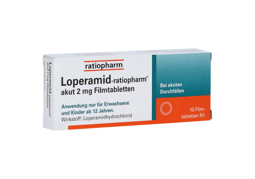 Loperamid-ratiopharm akut 2mg – PZN 251191 (PZN 251191)