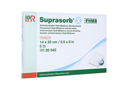 SUPRASORB X+PHMB HydroBalance Wundverb.14x20 cm – PZN 3490849 (PZN 3490849)