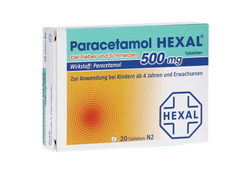 Paracetamol 500mg HEXAL bei Fieber und Schmerzen – PZN 3485558 (PZN 3485558)