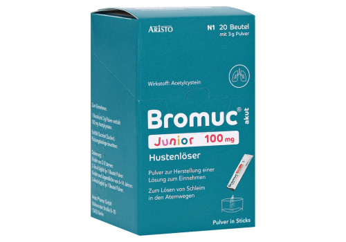 Bromuc akut Junior 100mg Hustenlöser – PZN 11353196 (PZN 11353196)