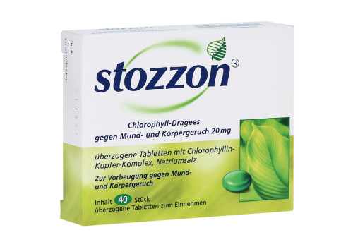 Stozzon Chlorophyll-Dragees gegen Mund- und Körpergeruch – PZN 3538355 (PZN 3538355)