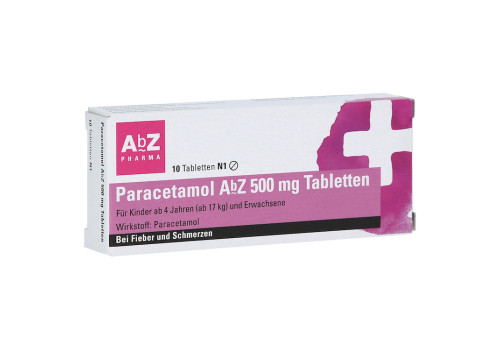 Paracetamol AbZ 500mg – PZN 1234473 (PZN 1234473)