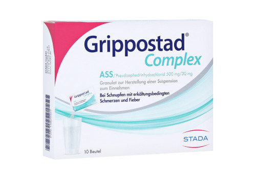 Grippostad Complex ASS/Pseudoephedrin 500mg/30mg – PZN 14820327 (PZN 14820327)