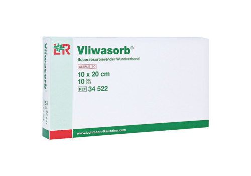 VLIWASORB superabsorb.Saugkomp.steril 10x20 cm – PZN 5974698 (PZN 5974698)