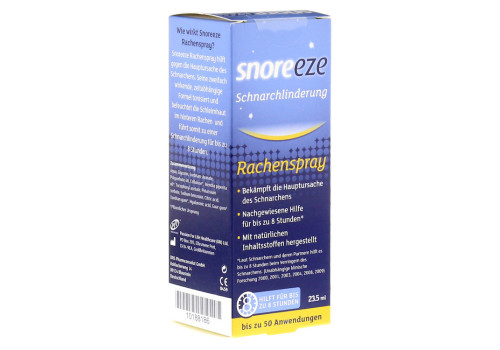 Snoreeze Schnarchlinderung Rachenspray – PZN 10188186 (PZN 10188186)