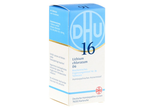 BIOCHEMIE DHU 16 Lithium chloratum D 6 Tabletten – PZN 275139 (PZN 275139)