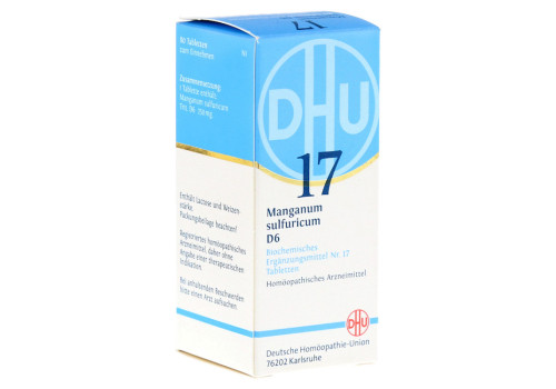 BIOCHEMIE DHU 17 Manganum sulfuricum D 6 Tabletten – PZN 275197 (PZN 275197)