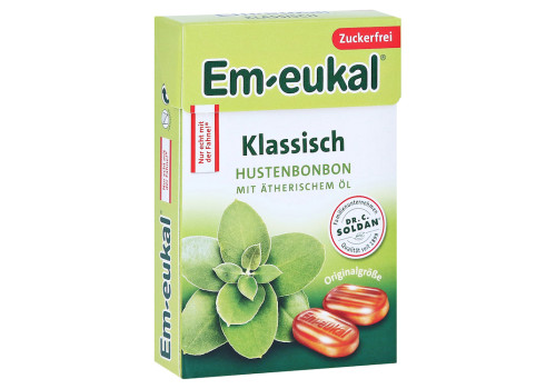 EM EUKAL Bonbons klassisch zuckerfrei Box – PZN 15877648 (PZN 15877648)