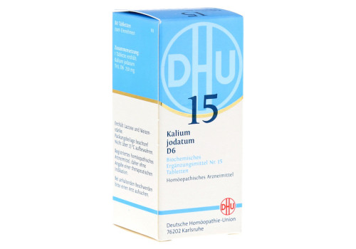 BIOCHEMIE DHU 15 Kalium jodatum D 6 Tabletten – PZN 275062 (PZN 275062)