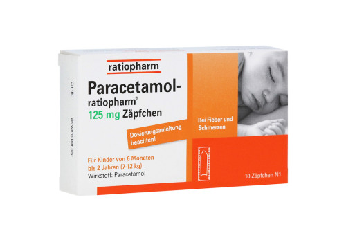 Paracetamol-ratiopharm 125mg – PZN 3953580 (PZN 3953580)